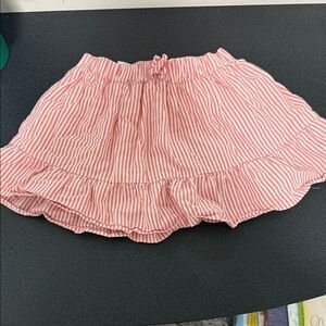 Carter's Pink and White Striped Skirt